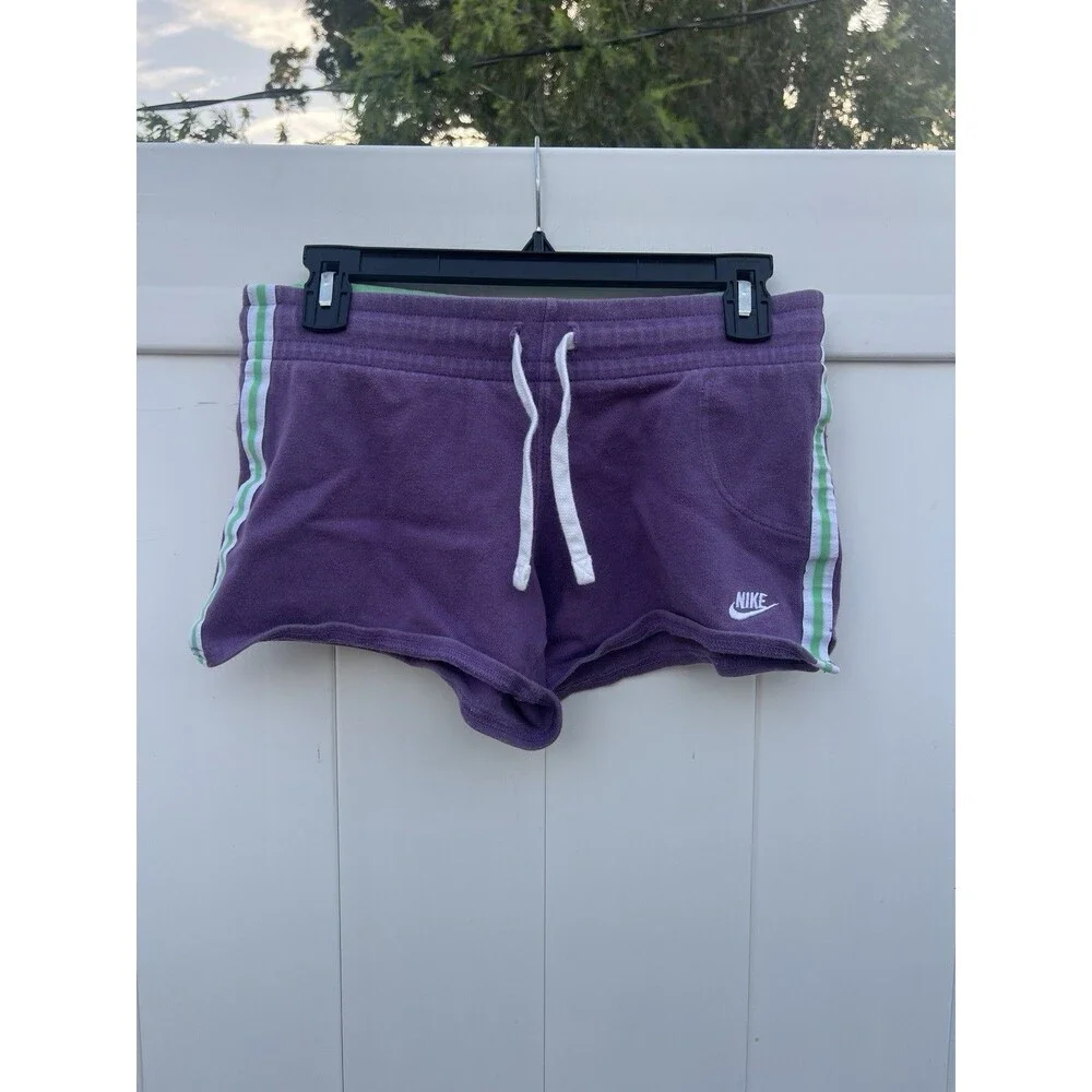 Nike Shorts Womens XS Purple Sweat Drawstring